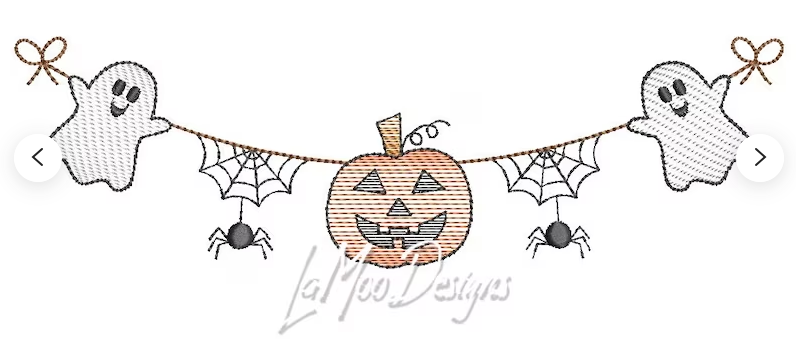 PUMPKIN AND GHOST STRING