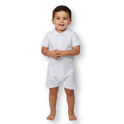 BOY'S COLLARED ROMPER