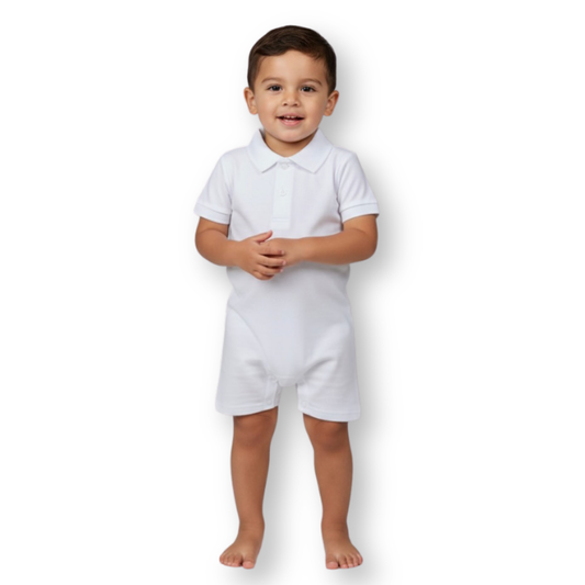 BOY'S COLLARED ROMPER