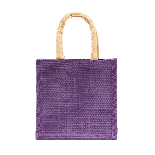 JUTE PETITE TOTE GIFT BAG 7x7x5