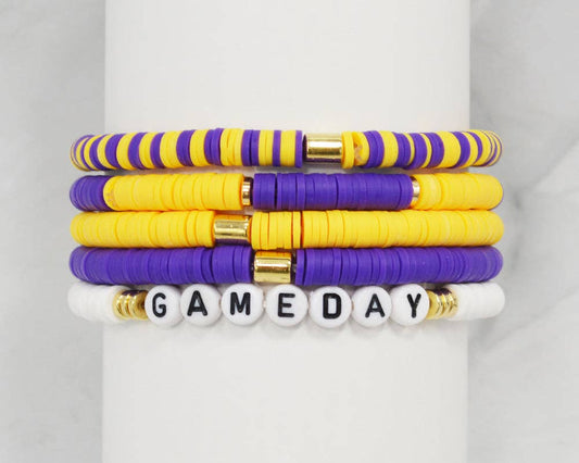 PURPLE & GOLD GAMEDAY STACK