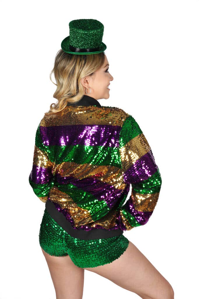 toddler mardi gras sequin jacket