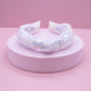 Sparkly Sequin Knot Headband: Purple