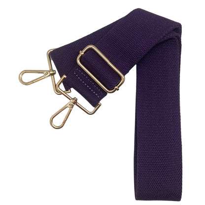 DARK PURPLE/GOLD PURSE STRAP