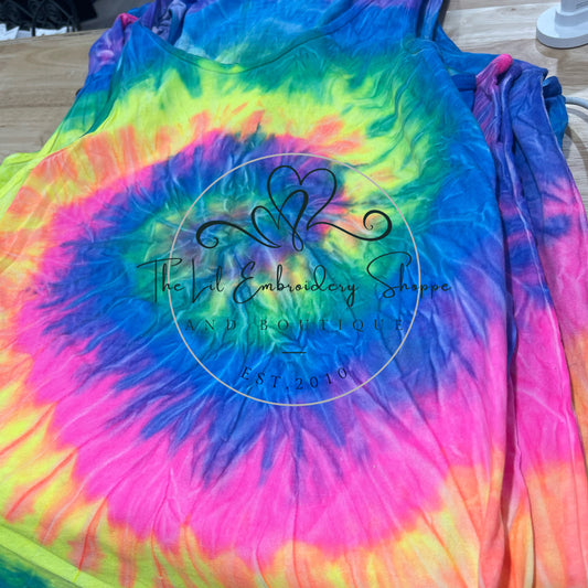 NEON TIE-DYE TANK