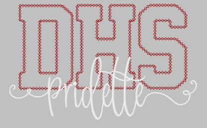 DHS {applique} your team SWEATSHIRT