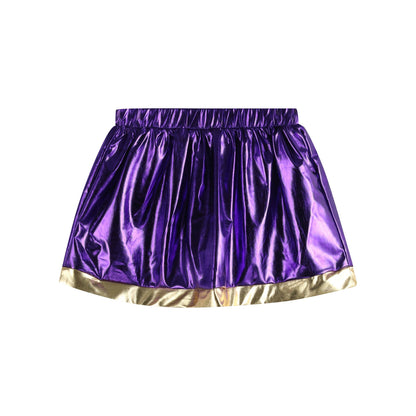 PURPLE & GOLD SKORT