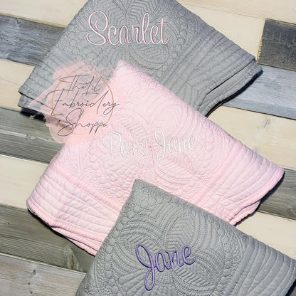 QUILTED BABY BLANKET
