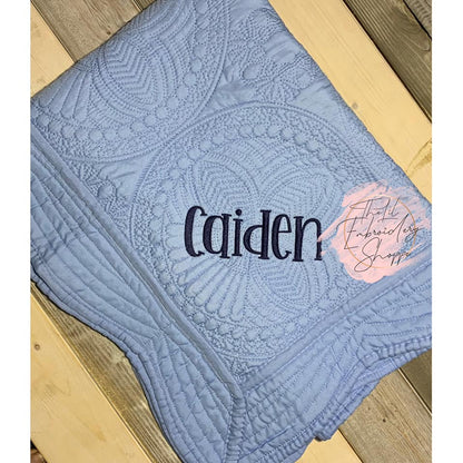 QUILTED BABY BLANKET