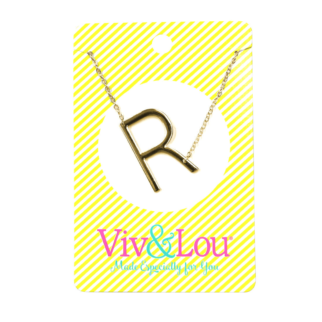 GOLD INITIAL NECKLACE