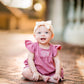 FLUTTER SLEEVE DRESS