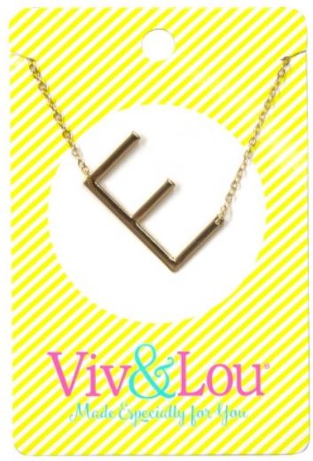 GOLD INITIAL NECKLACE