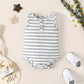 STRIPED SLEEVELESS ROMPER