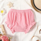 TEXTURED RUFFLE SHORTS