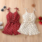 POLKA DOT CAMI ROMPER WITH BELT