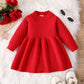 Baby Girl Sweet Hollow-out  Long Sleeve Dress