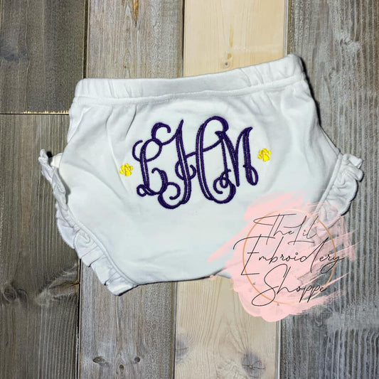 GIRLS RUFFLE DIAPER COVER
