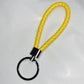BRAIDED LEATHER KEYCHAIN