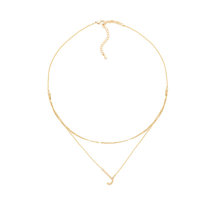 GOLD DOUBLE CHAIN NECKLACE