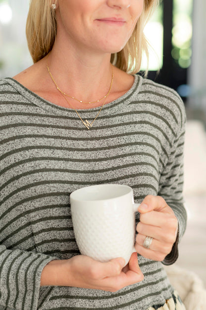 GOLD DOUBLE CHAIN NECKLACE