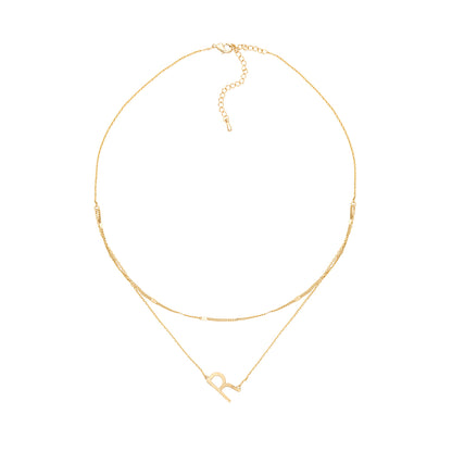 GOLD DOUBLE CHAIN NECKLACE