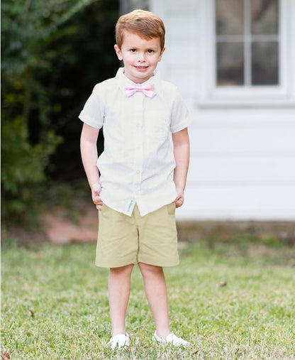 KHAKI LIGHTWEIGHT CHINO SHORTS