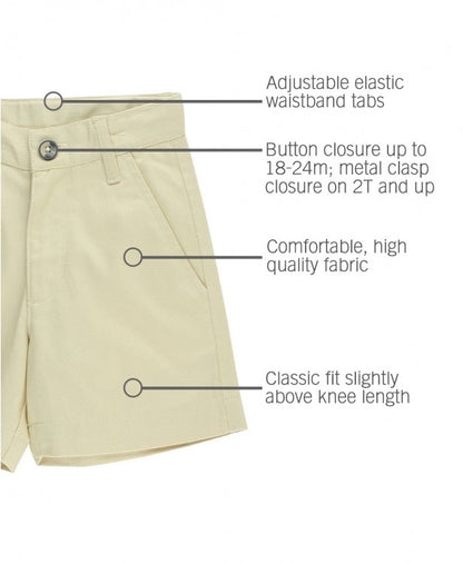 KHAKI LIGHTWEIGHT CHINO SHORTS