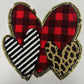 VALENTINE'S HEART CHENILLE PATCH