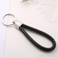 BRAIDED LEATHER KEYCHAIN