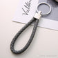 BRAIDED LEATHER KEYCHAIN