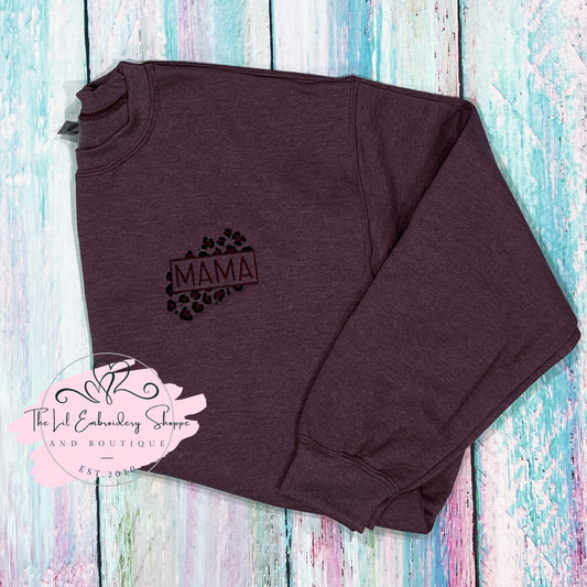 MAMA LEOPARD SWEATSHIRT