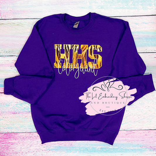 HHS {applique} COLORGUARD SWEATSHIRT