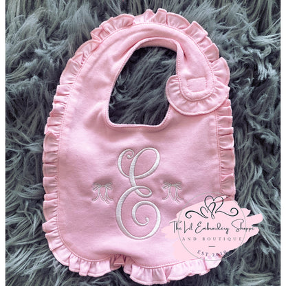RUFFLED BIB