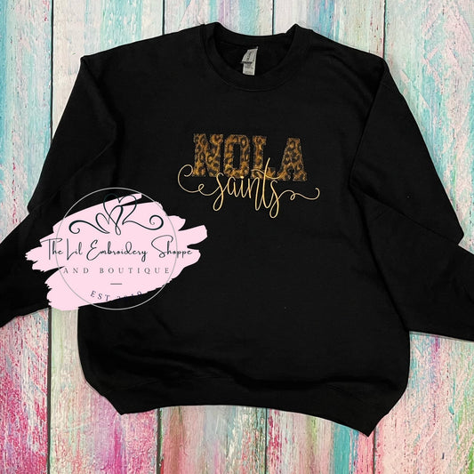 NOLA {applique} SAINTS SWEATSHIRT