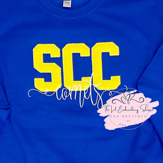 SCC {applique} COMETS SWEATSHIRT