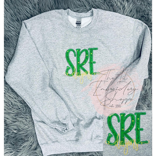 SRE {applique} DRAGONS SWEATSHIRT