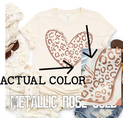 LEOPARD HEART - METALLICS