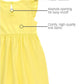 LEMON FLUTTER DRESS